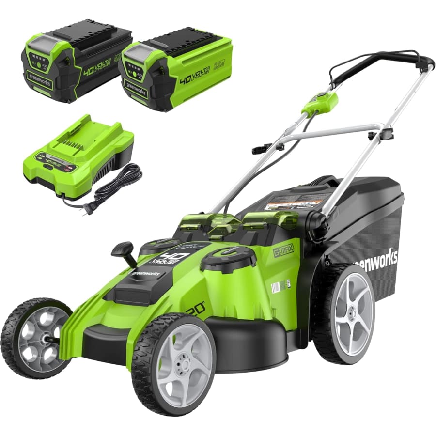 Greenworks 40V 20" Twin Blade Cordless Mower: $245