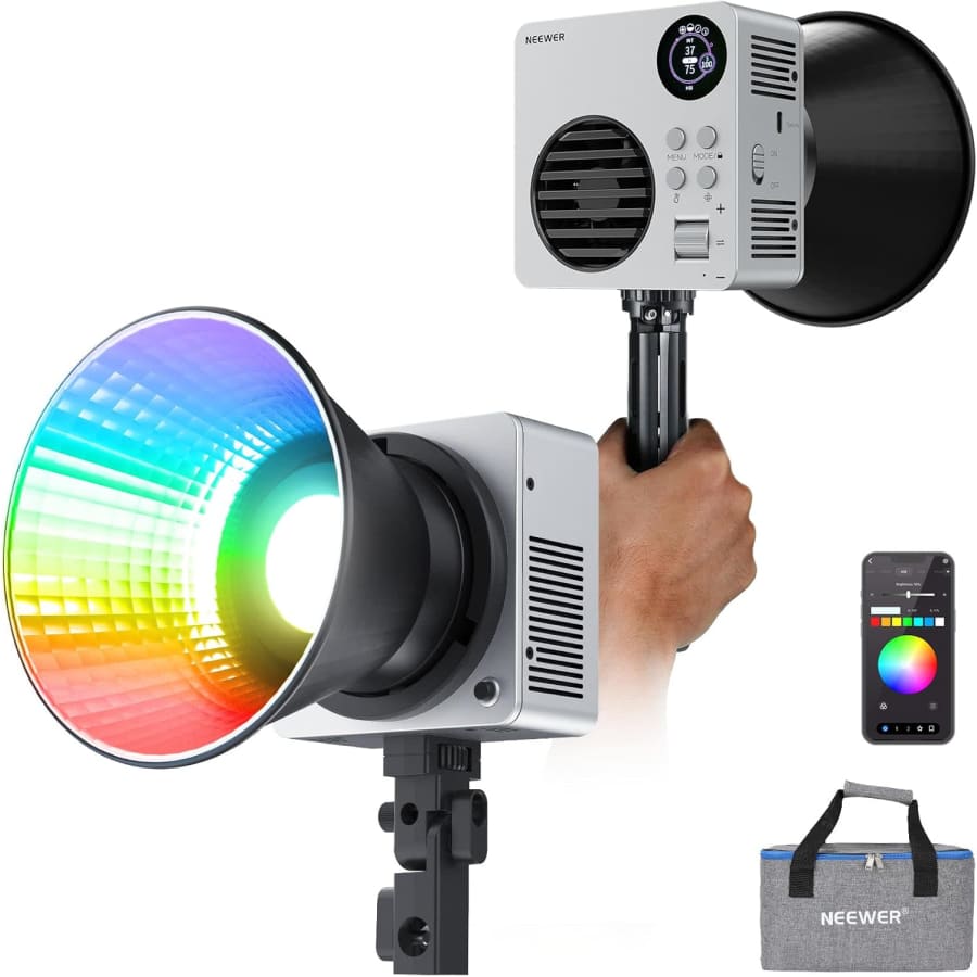 Neewer HB80C RGBWW LED Video Light: $142.49 Neewer HB80C RGBWW LED Video Light: $142.49