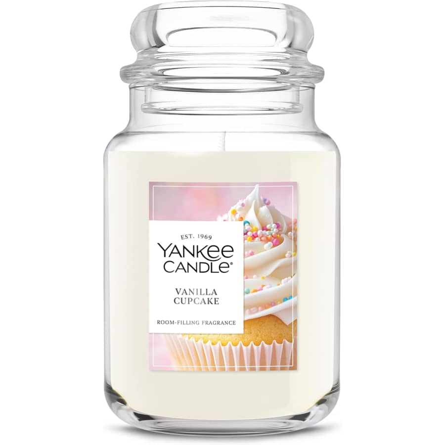 Yankee Candle 22-oz. Vanilla Cupcake Large Jar Candle: $12