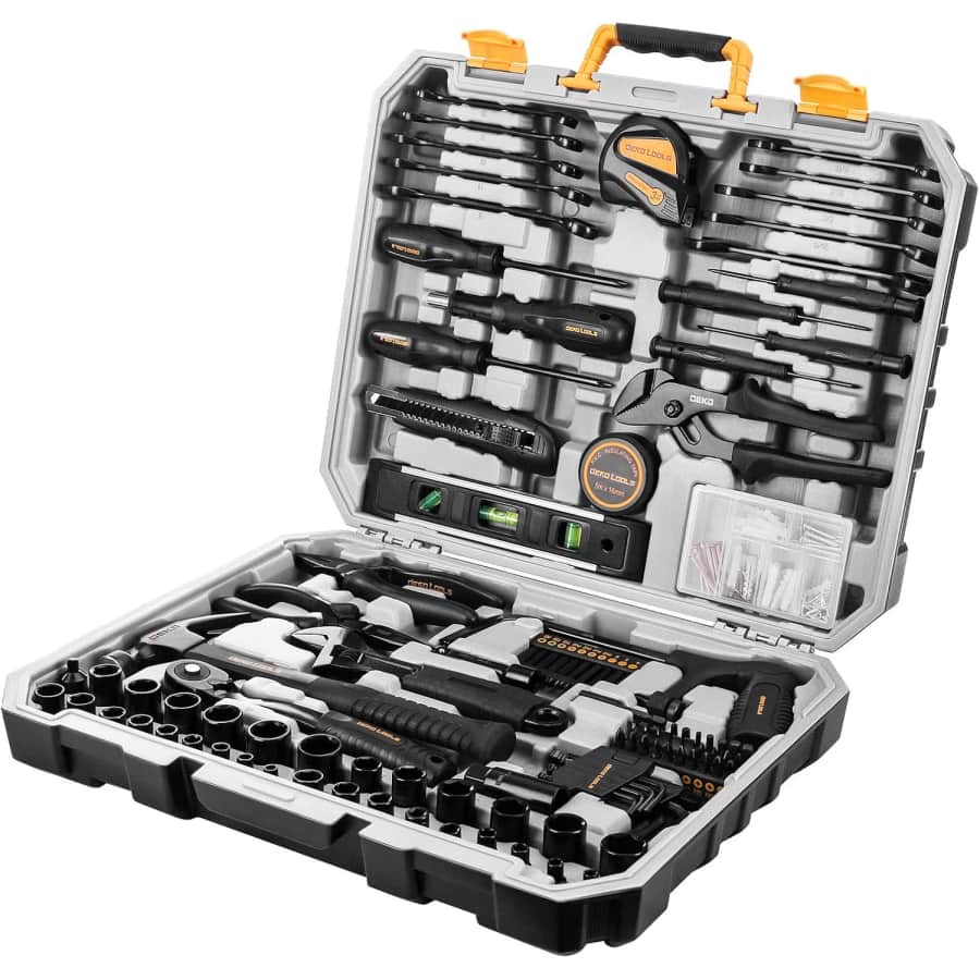 DekoPro 218-Piece General Household Tool Kit: $65.88 DekoPro 218-Piece General Household Tool Kit: $65.88