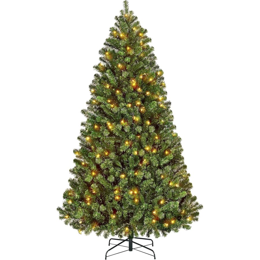 Yaheetech 6-Foot Pre-Lit Artificial Spruce Christmas Tree: $69.99 Yaheetech 6-Foot Pre-Lit Artificial Spruce Christmas Tree: $69.99