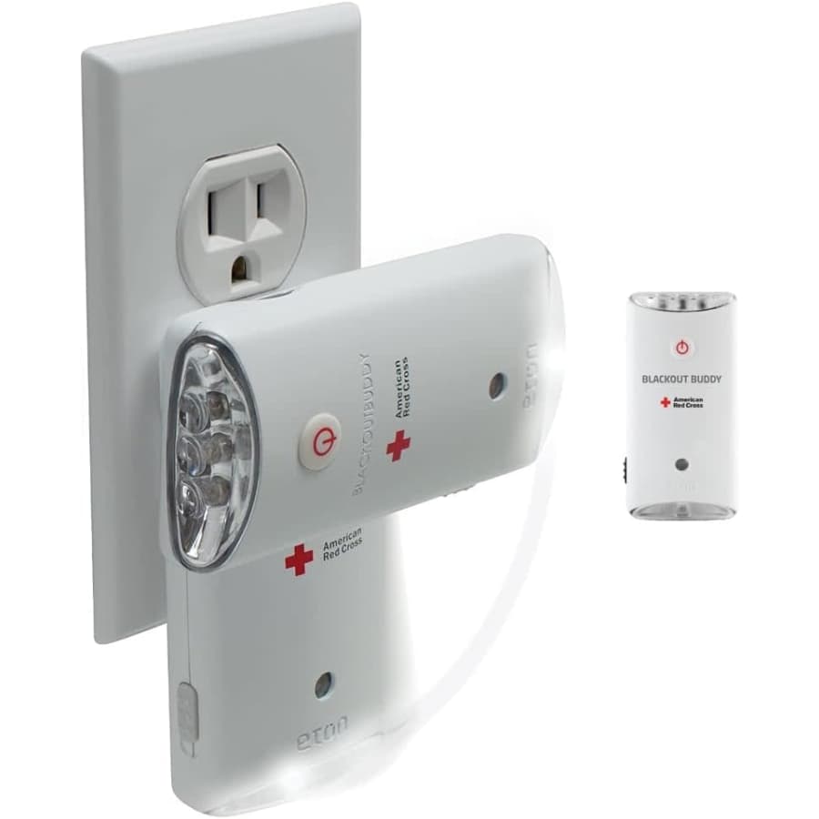 Eton American Red Cross Blackout Buddy Swivel Emergency Flashlight: $9