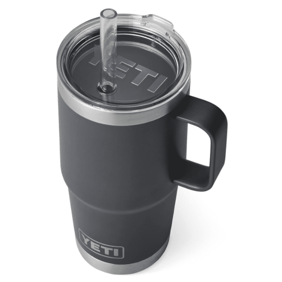 YETI 25-oz. Rambler Tumbler with Handle and Straw Lid: $27 YETI 25-oz. Rambler Tumbler with Handle and Straw Lid: $27