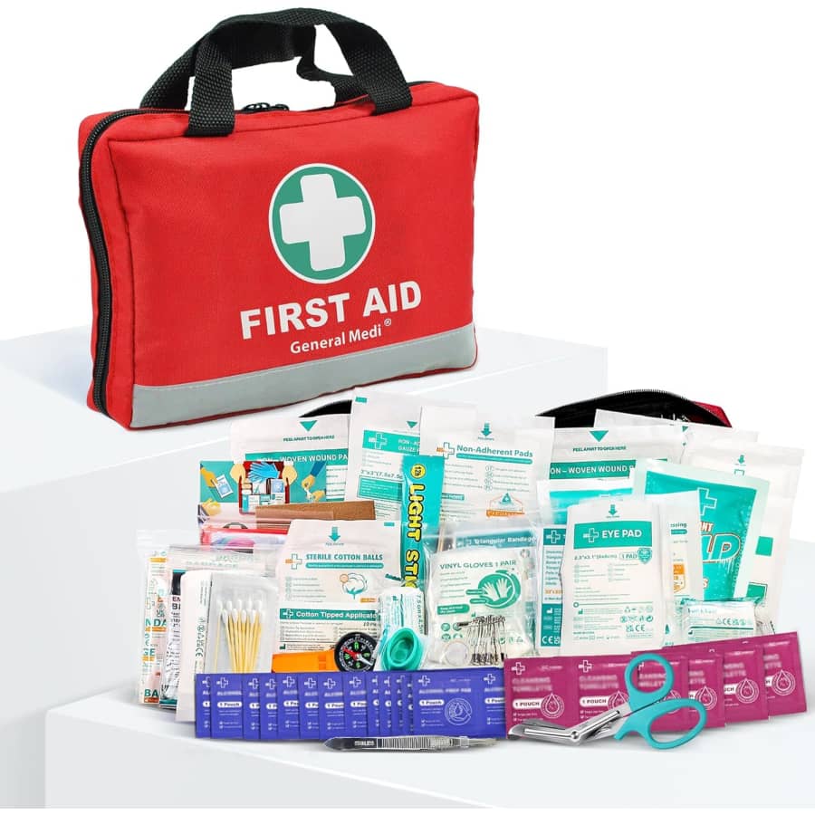 General Medi 309-Piece First Aid Kit: $13 General Medi 309-Piece First Aid Kit: $13