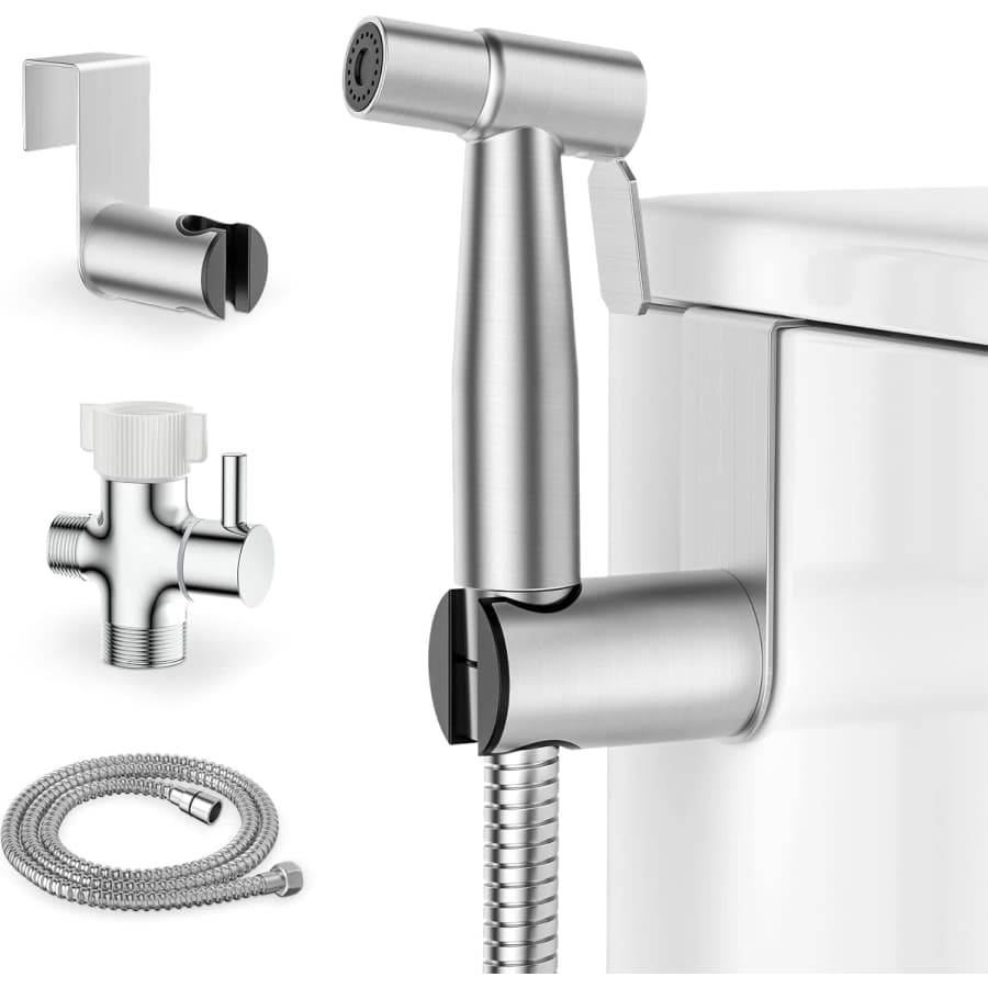 Dearocean Stainless Steel Handheld Bidet Sprayer Kit: $11.99