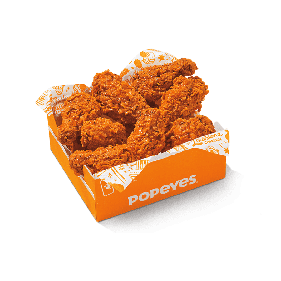 Popeyes 12-Piece Wings or Tenders: $10 Popeyes 12-Piece Wings or Tenders: $10