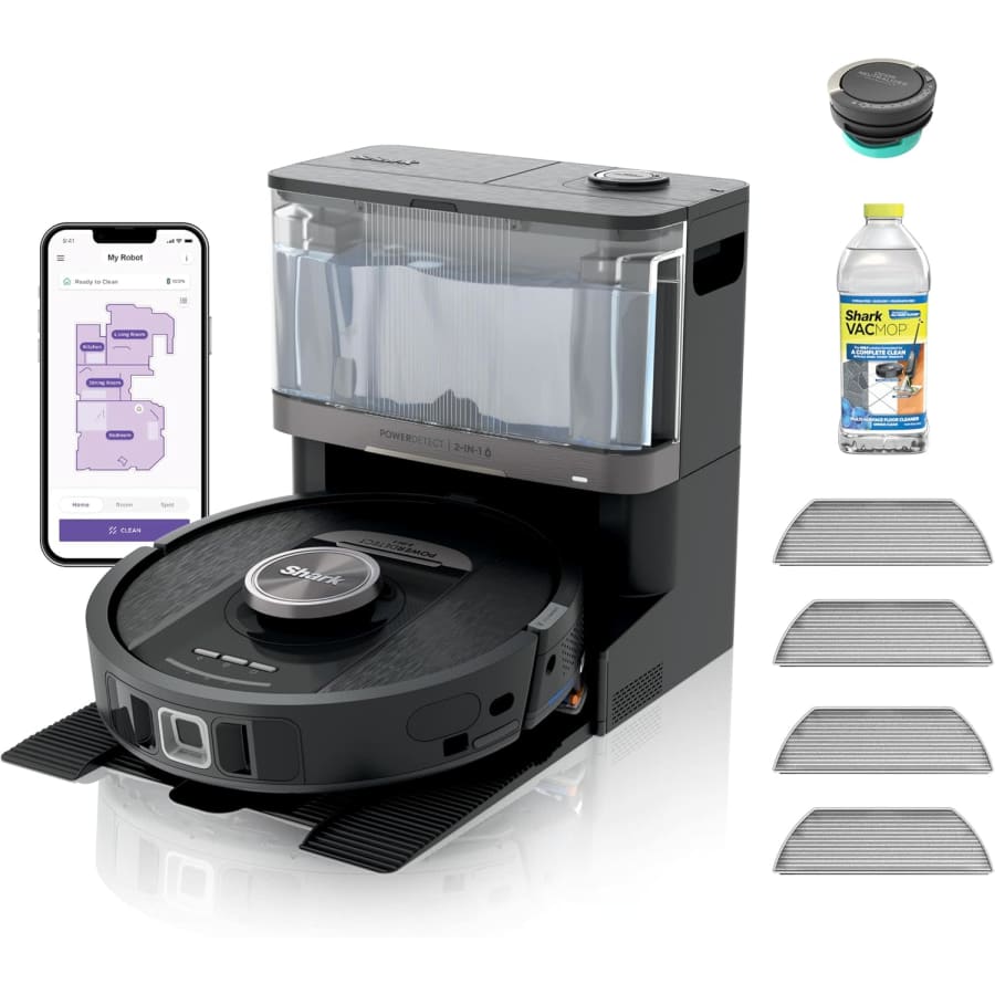 Shark PowerDetect NeverTouch Self-Empty/Self-Refill Robot Vacuum and Mop: $450 Shark PowerDetect NeverTouch Self-Empty/Self-Refill Robot Vacuum and Mop: $450