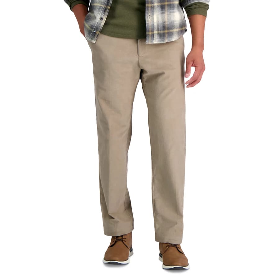 Haggar Men's Classic-Fit Stretch Corduroy Pants: $21