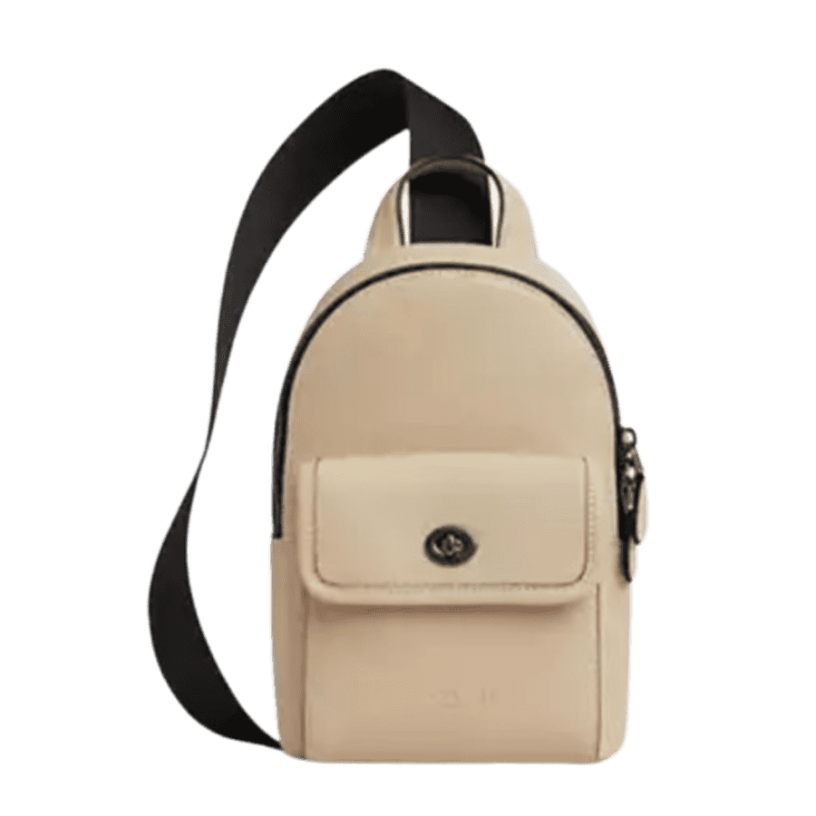 Coach Outlet Small Turnlock Sling Pack: $98 Coach Outlet Small Turnlock Sling Pack: $98