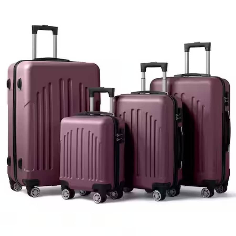 Karl Home 4-Piece Nested Hardside Luggage Set: $96.59