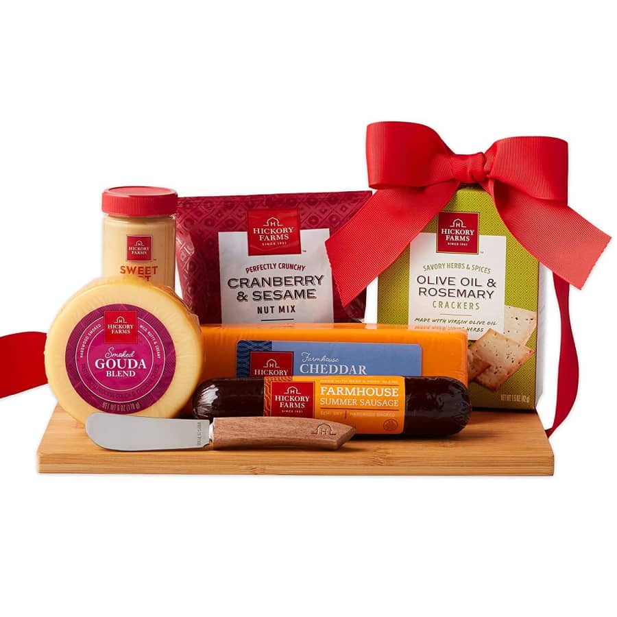 Hickory Farms 8-Piece California Delicious Gourmet Cheeseboard Gift: $19.53 Hickory Farms 8-Piece California Delicious Gourmet Cheeseboard Gift: $19.53
