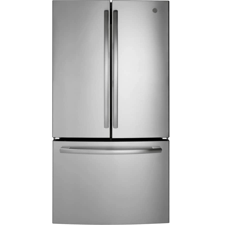 GE 27-cu. ft. 3-Door French Door Refrigerator w/ Ice Maker & Water Dispenser: $1,399 GE 27-cu. ft. 3-Door French Door Refrigerator w/ Ice Maker & Water Dispenser: $1,399