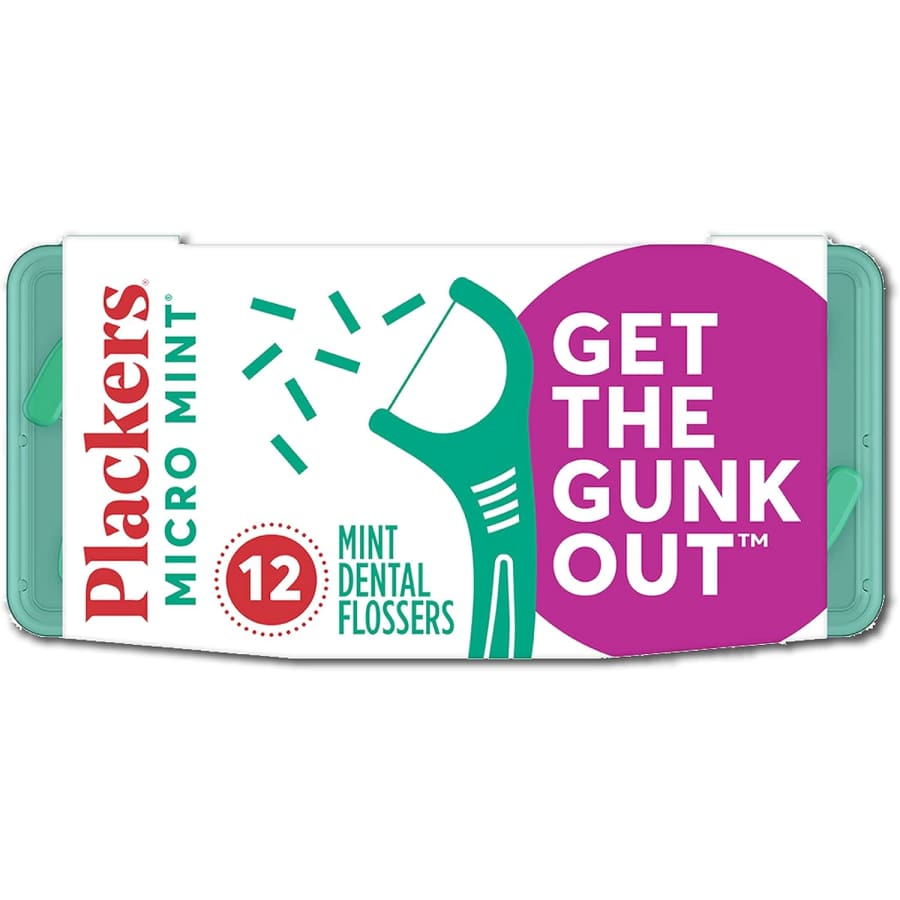 Plackers Micro Mint 12-Count Dental Flossers Travel Pack: $1 via Sub & Save