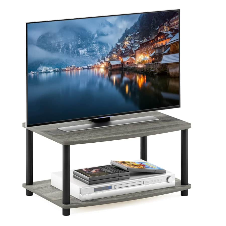 Furinno Turn-N-Tube 2-Tier TV Riser: $14.21