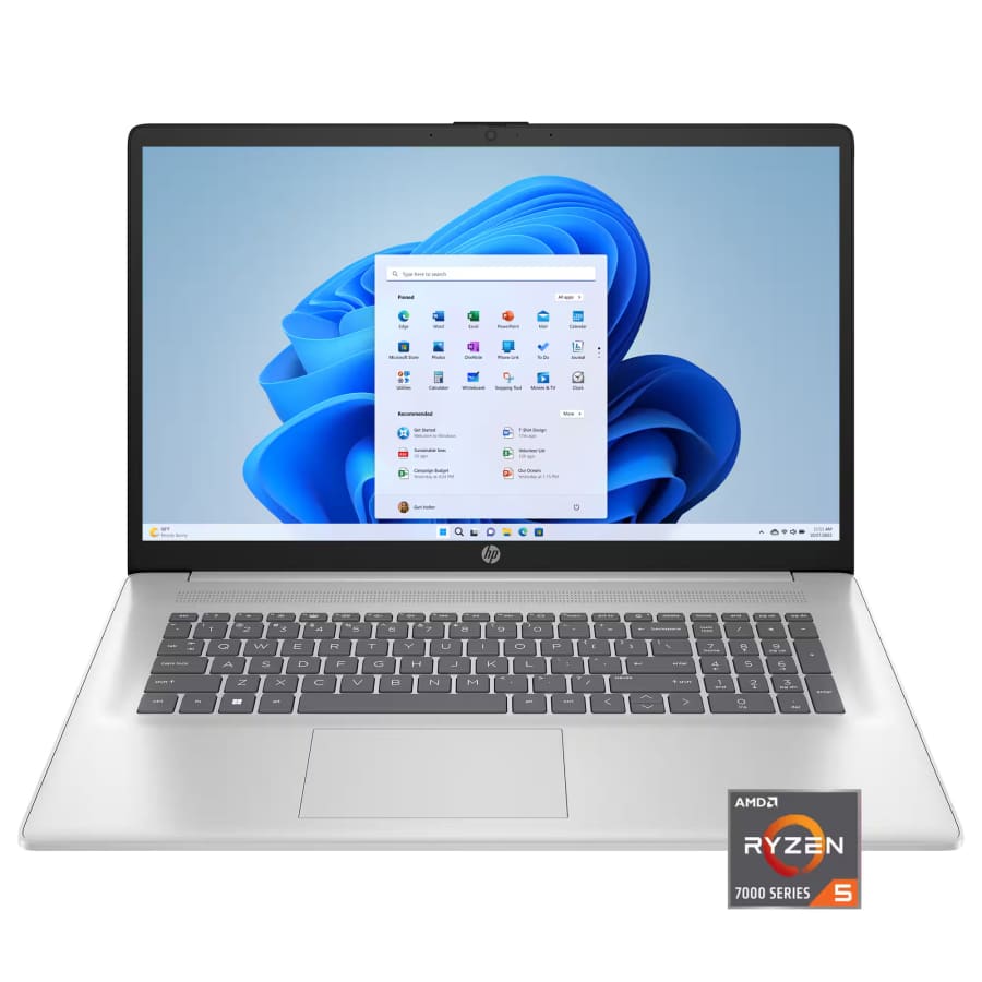 HP AMD Ryzen 5 17.3" Laptop w/ 512GB SSD: $350 HP AMD Ryzen 5 17.3" Laptop w/ 512GB SSD: $350