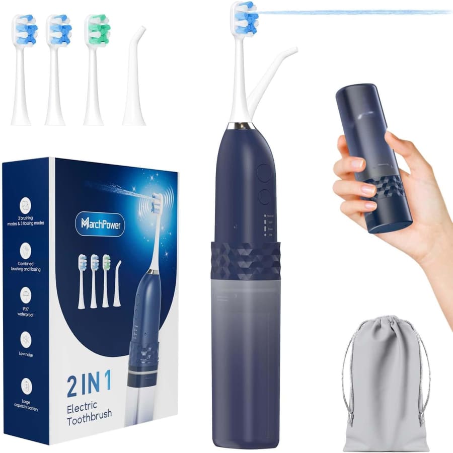 Marchpower 2-in-1 Electric Toothbrush with Water Flosser: $37.79 Marchpower 2-in-1 Electric Toothbrush with Water Flosser: $37.79