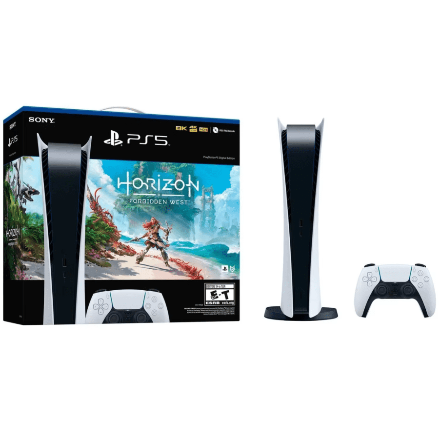 Sony PlayStation 5 & Horizon Forbidden West Digital Console Bundle: $488 Sony PlayStation 5 & Horizon Forbidden West Digital Console Bundle: $488