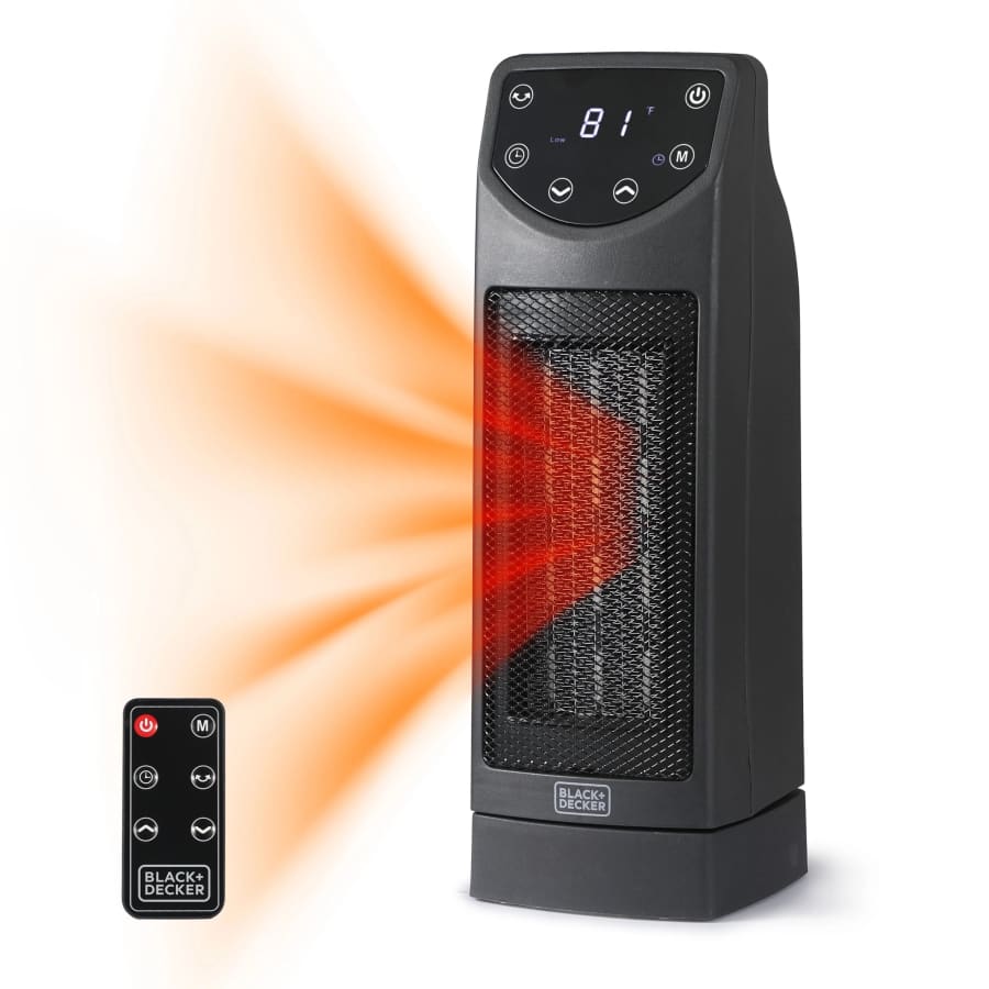 Black + Decker 1500W Oscillating Desktop Heater: $26.99 Black + Decker 1500W Oscillating Desktop Heater: $26.99