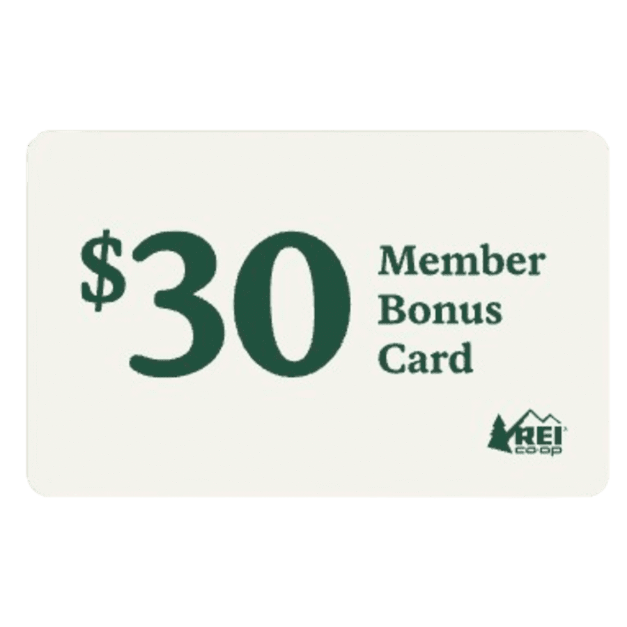 REI $30 Bonus Card: Free w/ $50 spend for new members