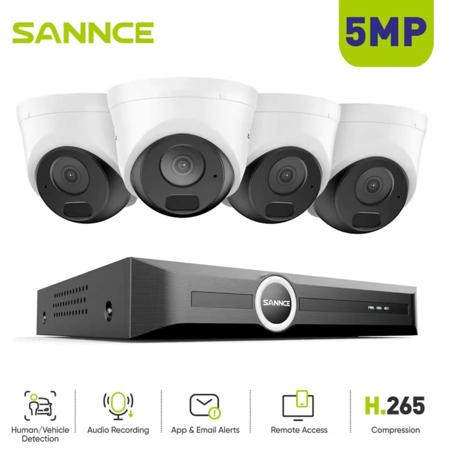 Sannce 8-Channel NVR 5MP Security System: $107 Sannce 8-Channel NVR 5MP Security System: $107