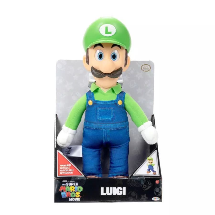 Nintendo The Super Mario Bros. Movie Luigi Poseable Plush: $8.99 Nintendo The Super Mario Bros. Movie Luigi Poseable Plush: $8.99