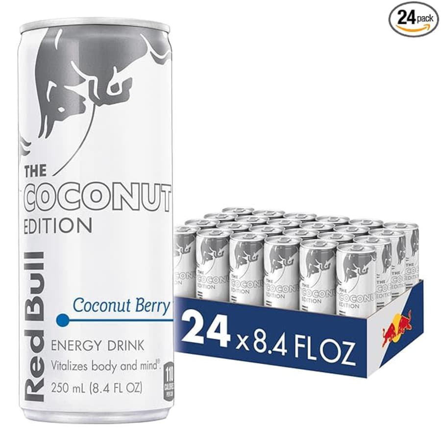 Red Bull Coconut Edition Energy Drink 24-Cans: $21 w/ subscribe & save Red Bull Coconut Edition Energy Drink 24-Cans: $21 w/ subscribe & save