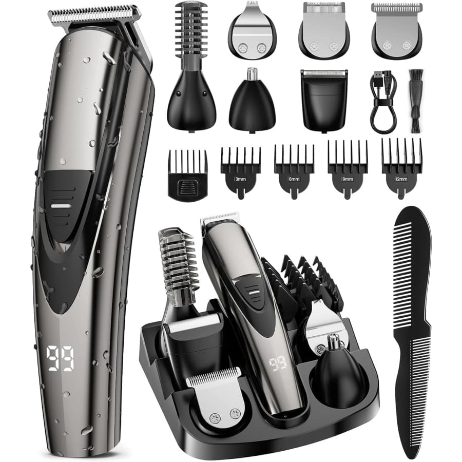 Shpavver 12-in-1 Beard Trimmer: $17 w/ Prime