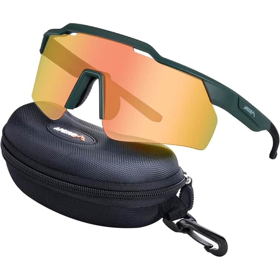 Apexup Unisex Sports Polarized Sunglasses: $6.99