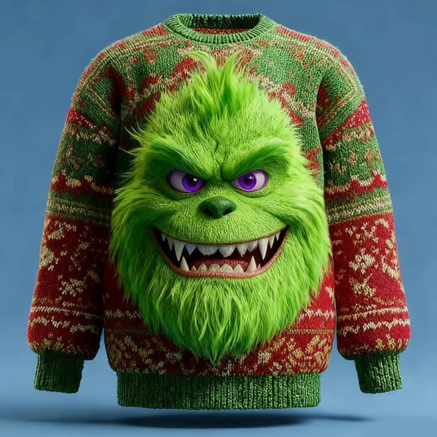 Men's 3D Print Ugly Christmas Sweater: $12 Men's 3D Print Ugly Christmas Sweater: $12