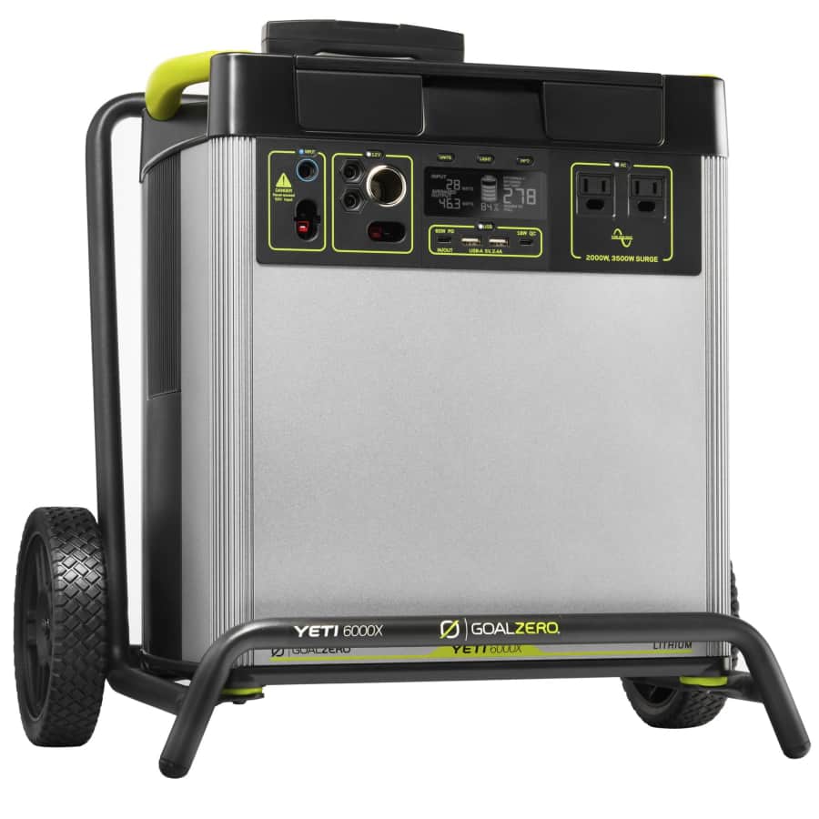 Goal Zero Yeti 6000X 6,000Wh Portable Power Station: $2,489.17 Goal Zero Yeti 6000X 6,000Wh Portable Power Station: $2,489.17