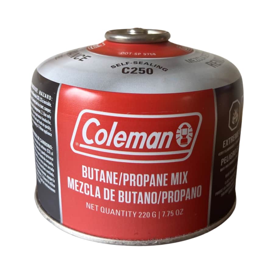 Coleman Butane/Propane Mix 7.75-oz. Fuel: $6 Coleman Butane/Propane Mix 7.75-oz. Fuel: $6