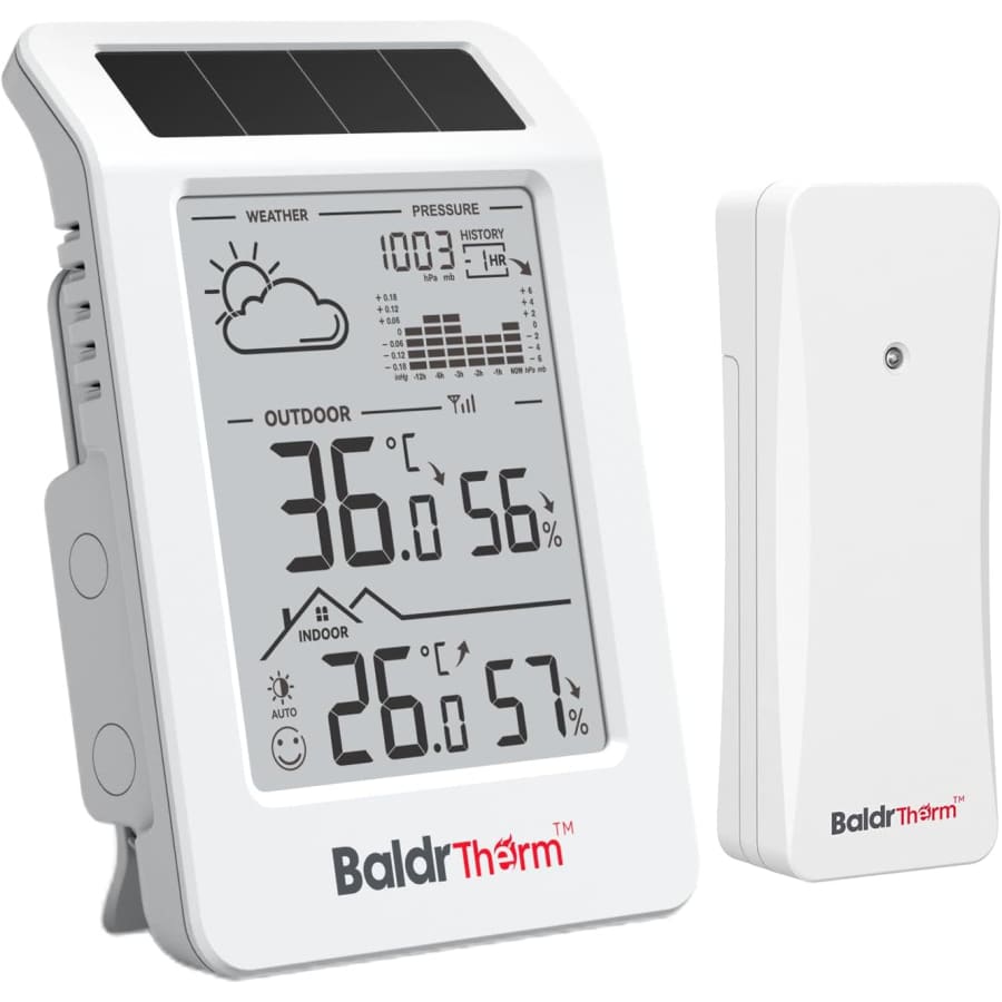 BaldrTherm Wireless Dual-Zone Weather Station: $13.99