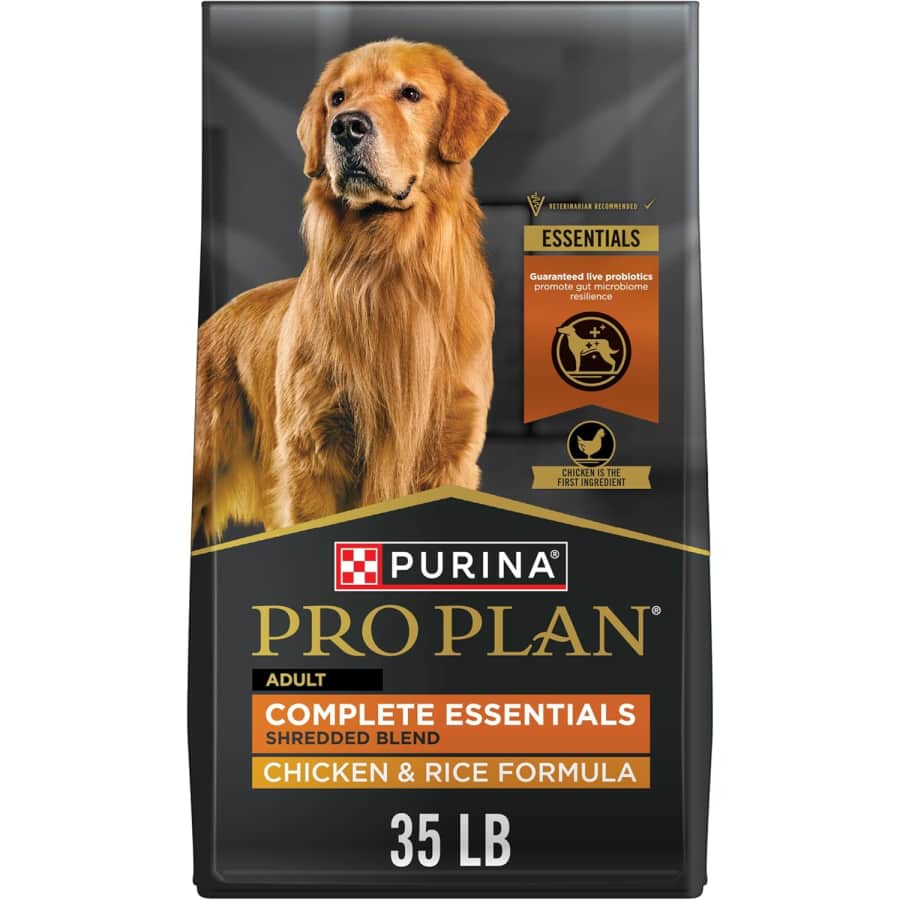 Purina Pro Plan Complete Essentials Dog Food 35-lb. Bag: $51 via Sub. & Save Purina Pro Plan Complete Essentials Dog Food 35-lb. Bag: $51 via Sub. & Save