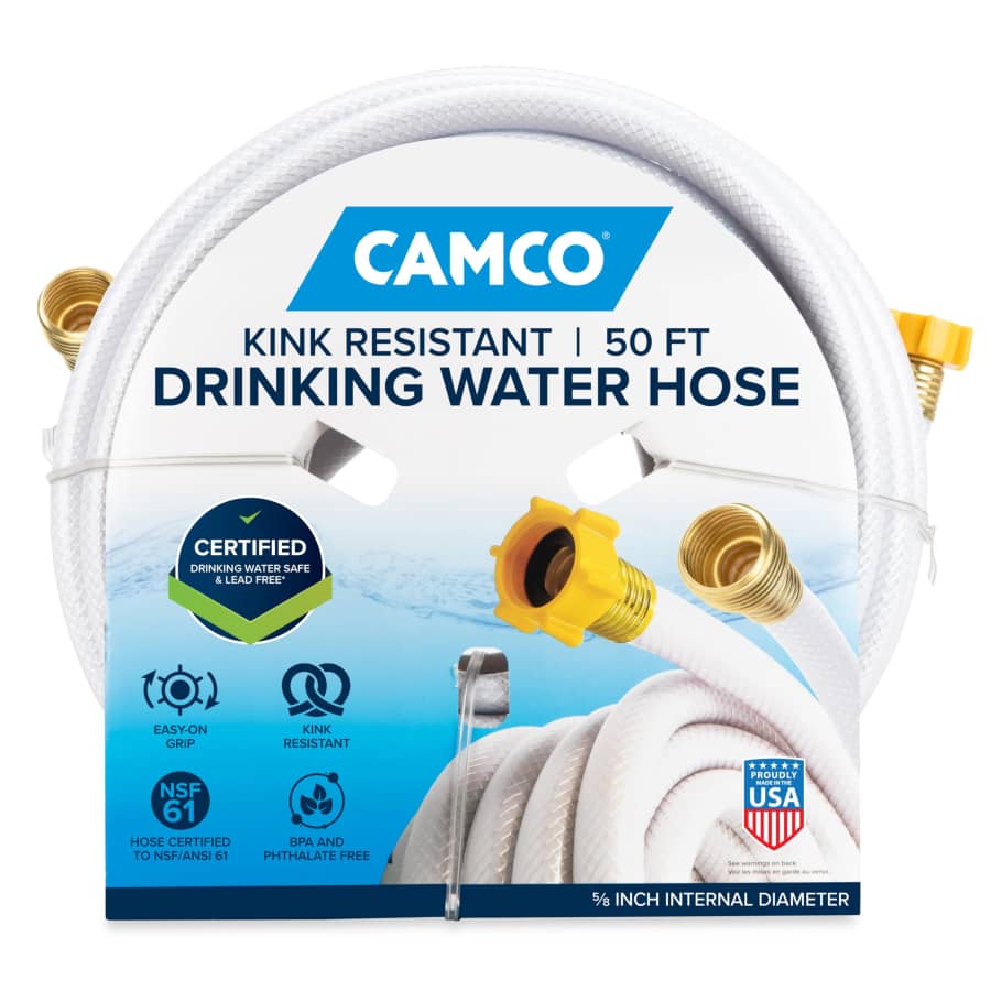 Camco TastePURE 50-Foot RV Drinking Water Hose: $21
