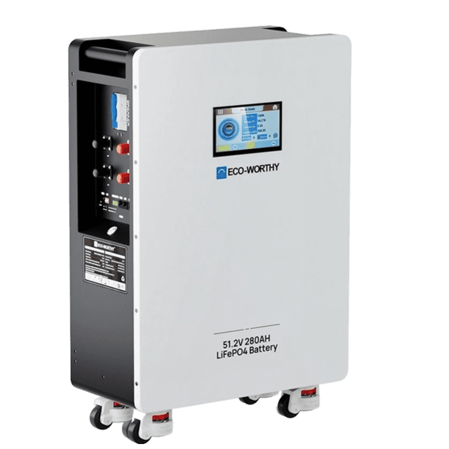 Certified Refurb Eco-Worthy 14kWh LiFePO4 Solar Backup Battery: $1,760