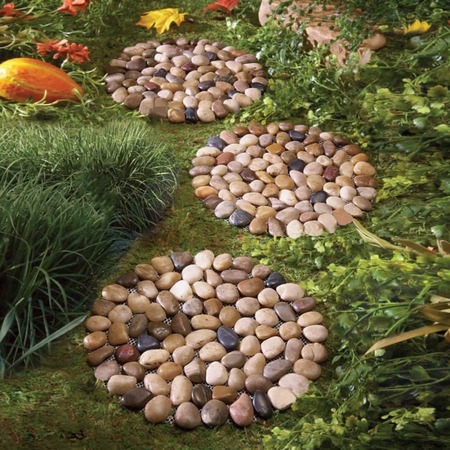 9" River Rock Stepping Stone 6-Pack: $24.74