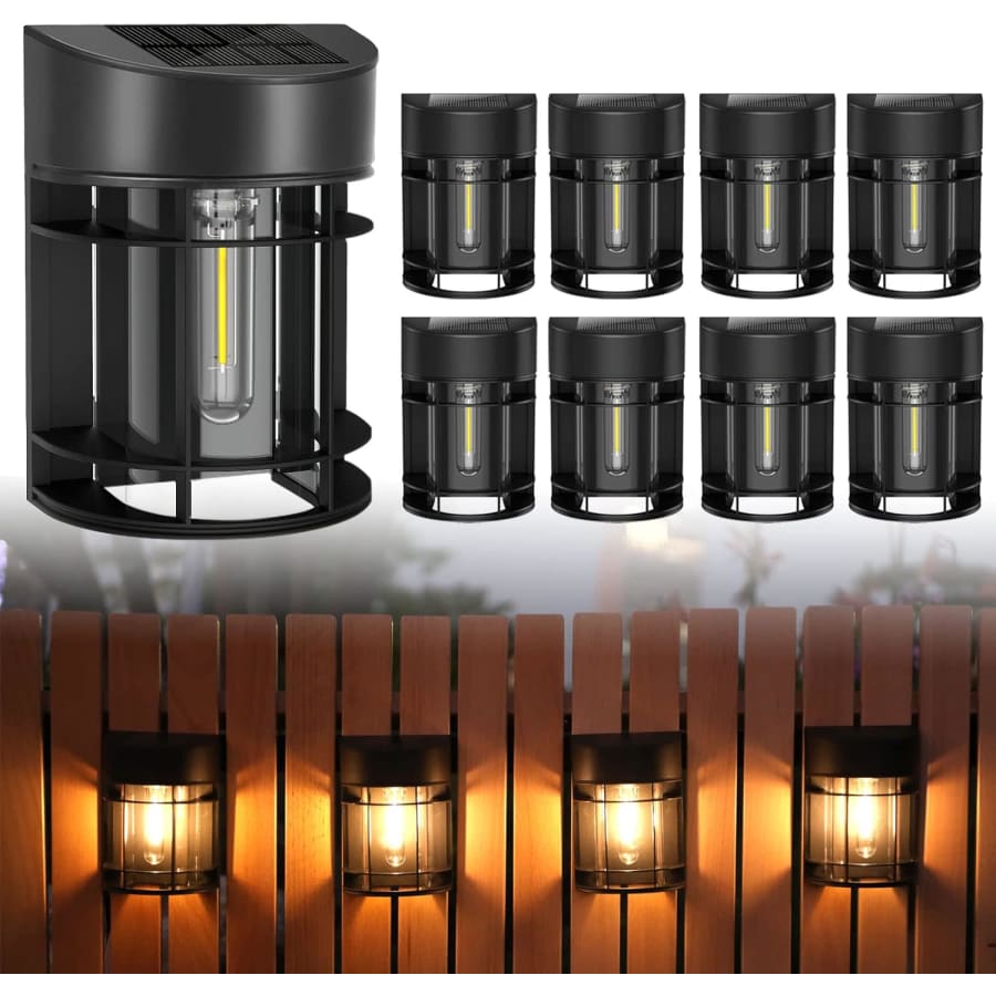 Solar Fence Light 8-Pack: $28 Solar Fence Light 8-Pack: $28