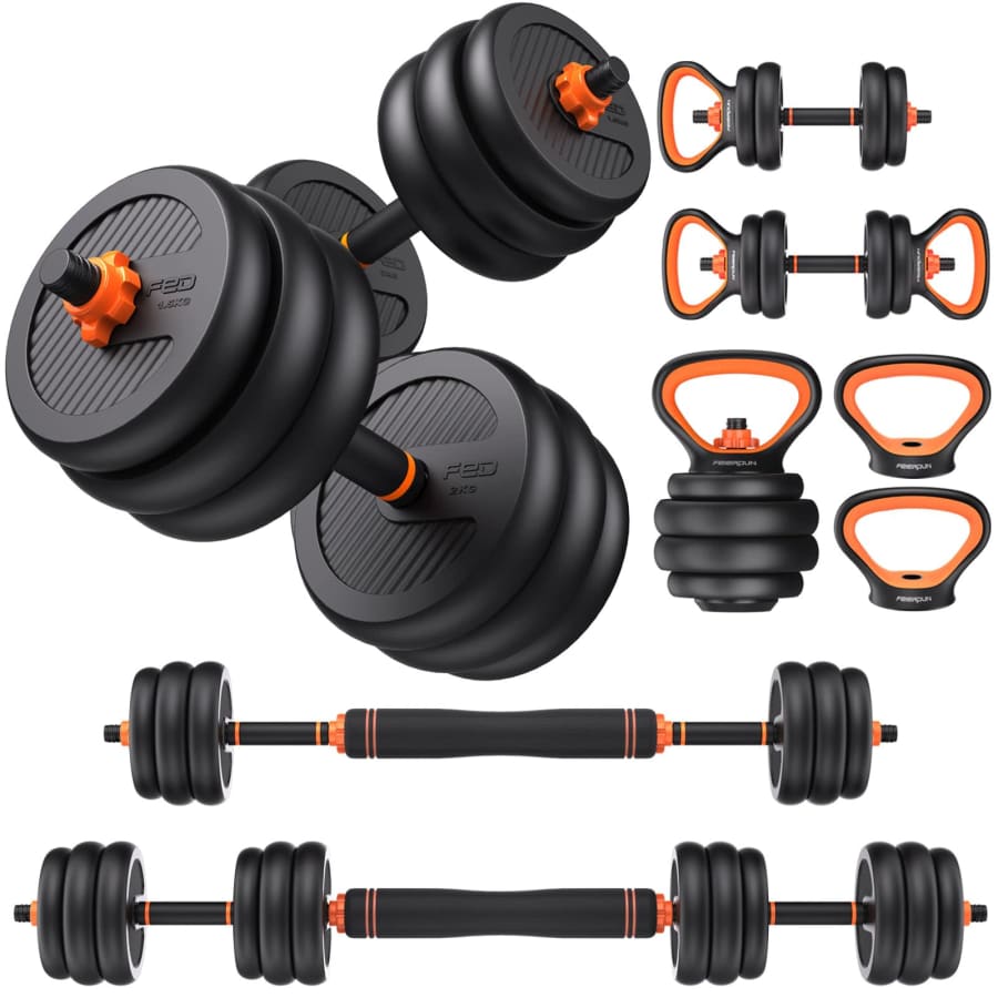 45-lb. Adjustable Dumbbell Set with Connector: $80 45-lb. Adjustable Dumbbell Set with Connector: $80