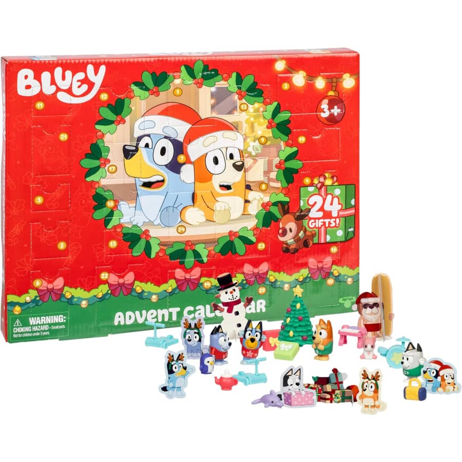 Bluey Mini Figures Christmas Advent Calendar: $16