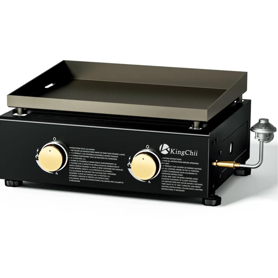 KingChii Portable 2-Burner 19" Propane Griddle: $89