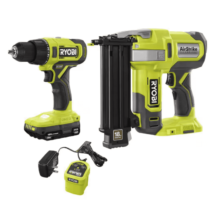 Ryobi One+ 18V Cordless 2-Tool Combo Kit: $169