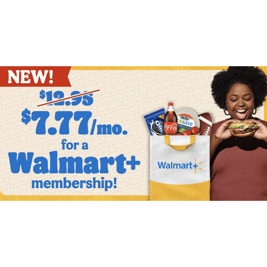 Walmart+ Membership: $7.77/mo. with Royal Perks Walmart+ Membership: $7.77/mo. with Royal Perks