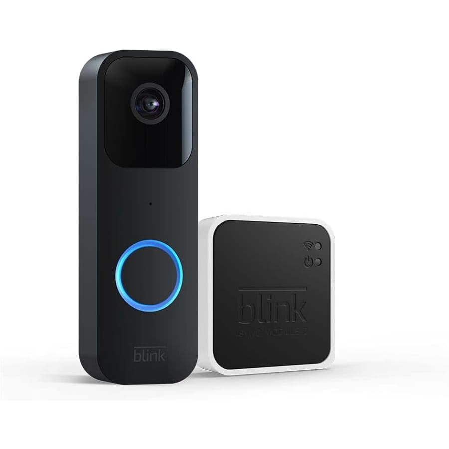Blink Video Doorbell w/ Sync Module 2: $35