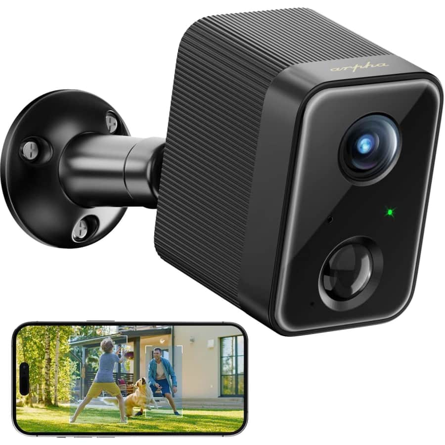 Arpha Wireless Outdoor Security Camera: $25.19