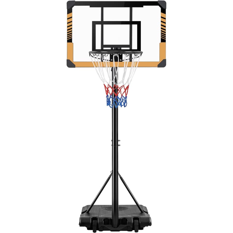 Yaheetech 28" Portable Basketball Hoop PVC Backboard: $62.69