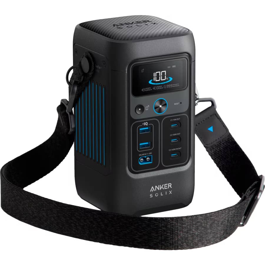 Anker Solix C200X 192Wh DC Power Bank Station: $110