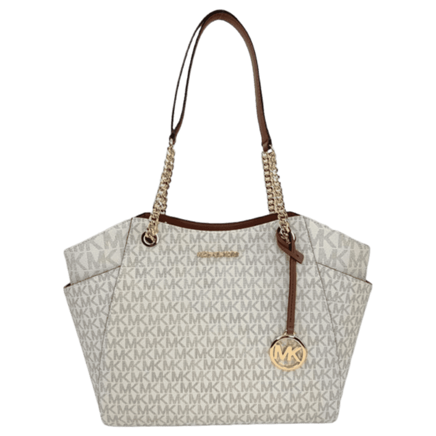 Michael Kors Jet Set Travel Large Logo Tote: $79 Michael Kors Jet Set Travel Large Logo Tote: $79