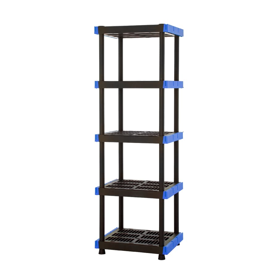 Hart 5-Shelf Plastic Storage Shelf: $58