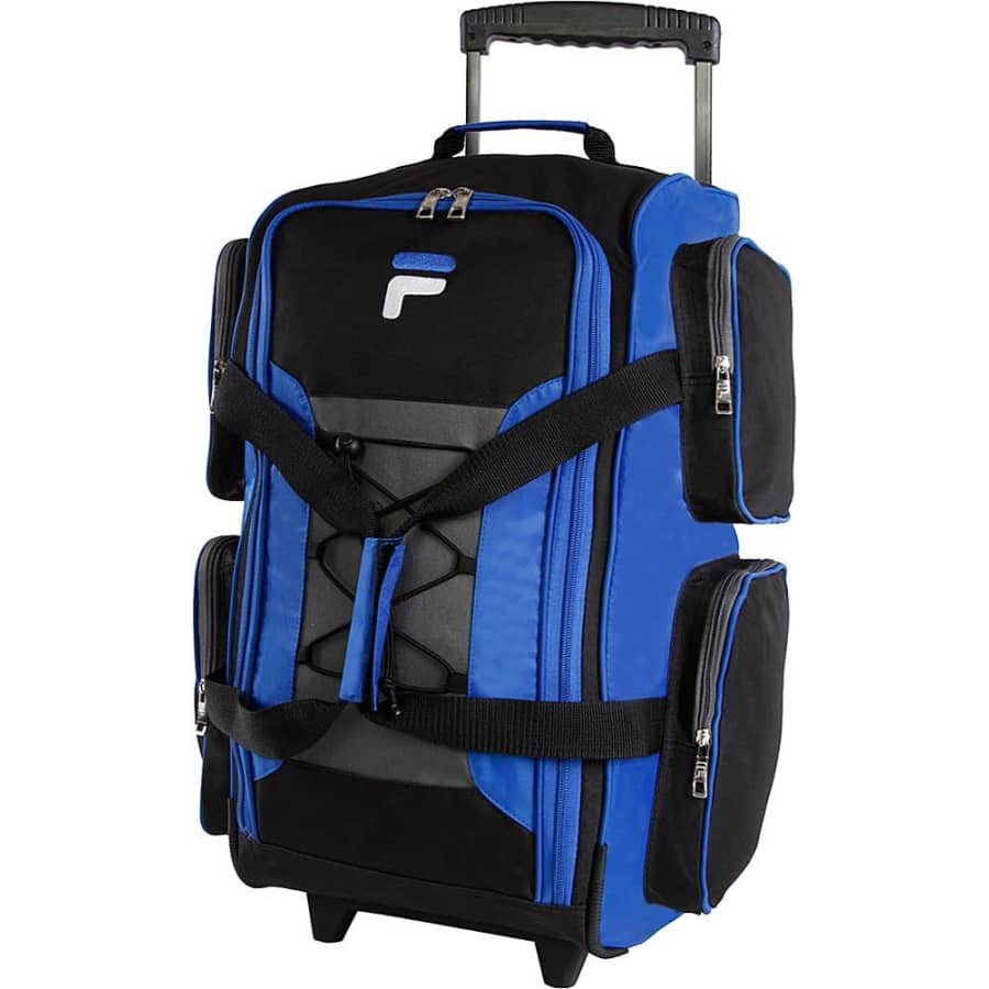 Fila 22" Lightweight Carry On Rolling Duffel Bag: $46