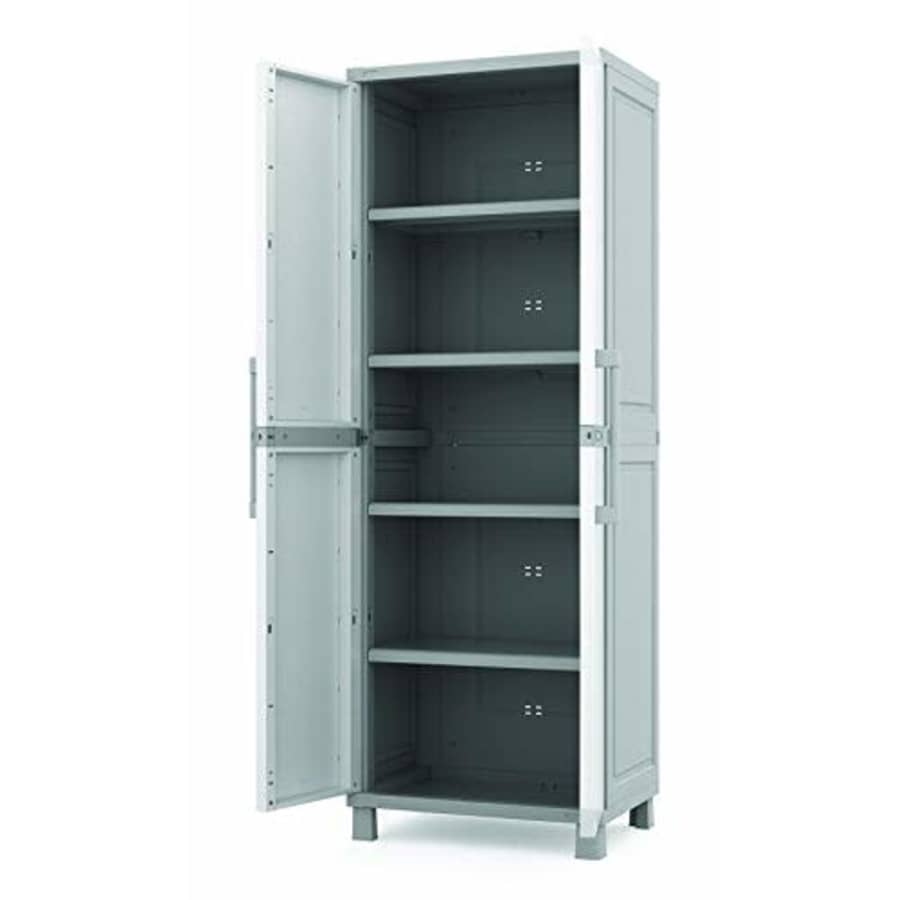 Keter Storage Cabinet with Doors & Shelves: $143.99